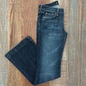 7 For All Mankind Women’s Dojo Indigo Denim Jeans Size 26x32
